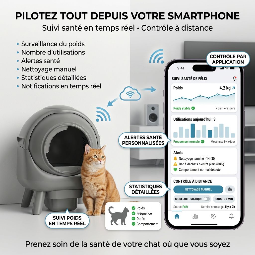 Application easycat pour le suivi santé
