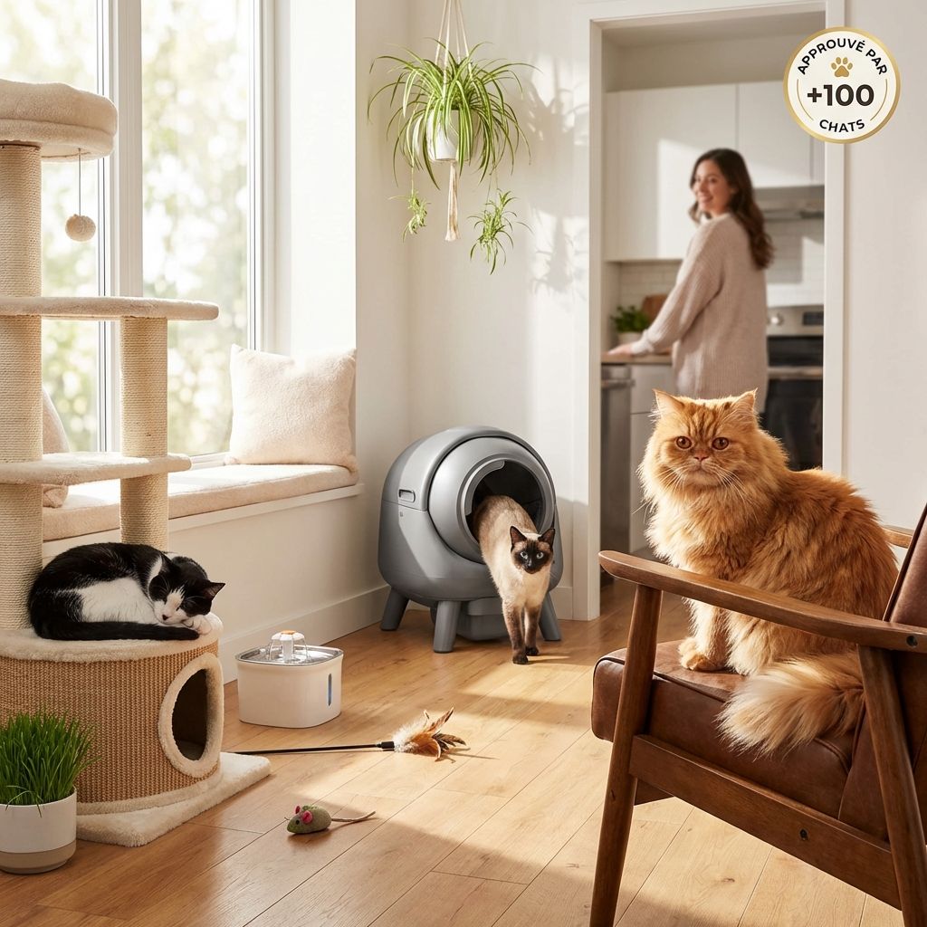 litière automatique multi chats